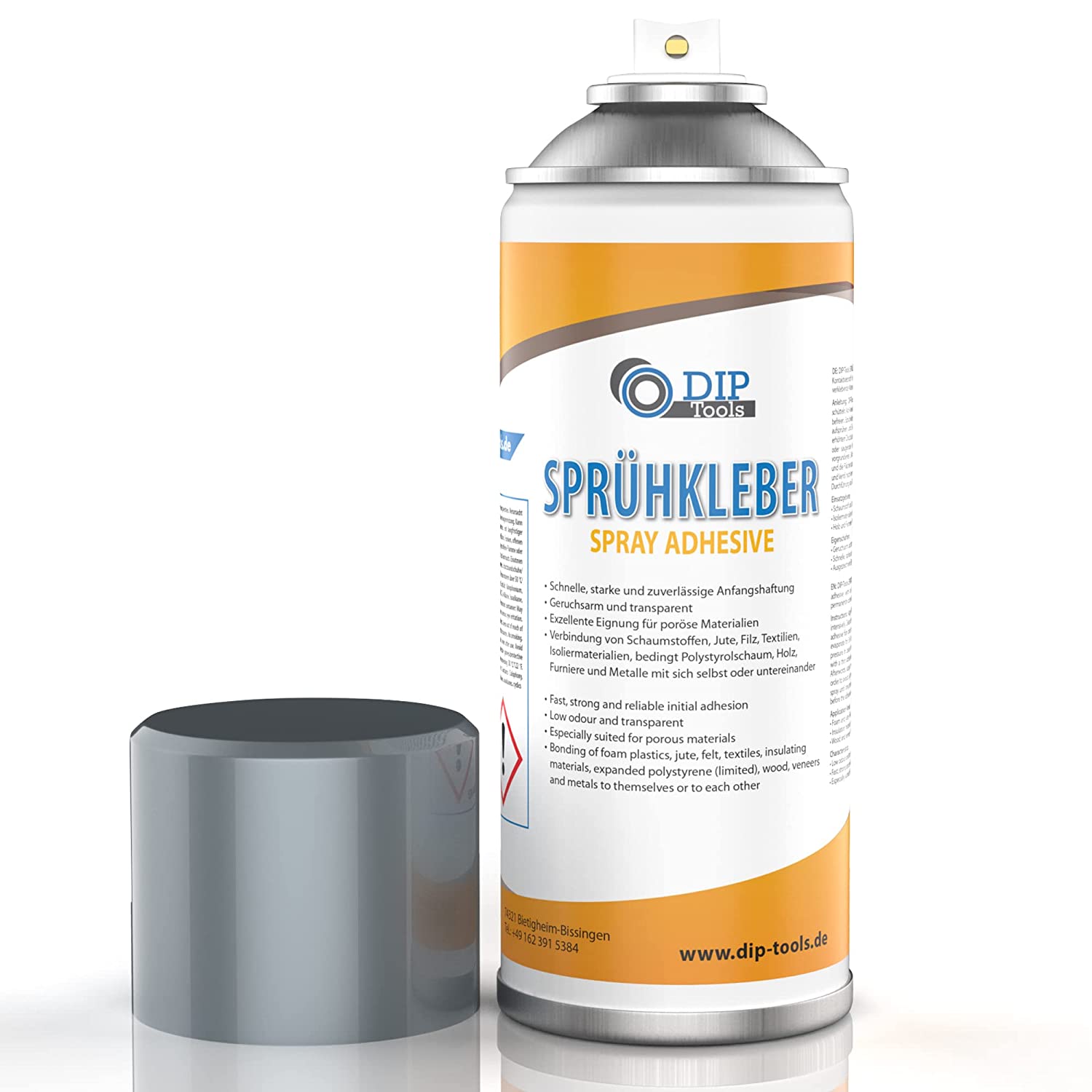 Sprühkleber Extra Stark Transparent & Geruchsarm 400ml – DIP-Tools Shop