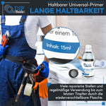 Haltbarer Universal-Primer - Haftgrund zur Vorbehandlung für schwer verklebbare Kunststoffe wie PP, PE, Silikon