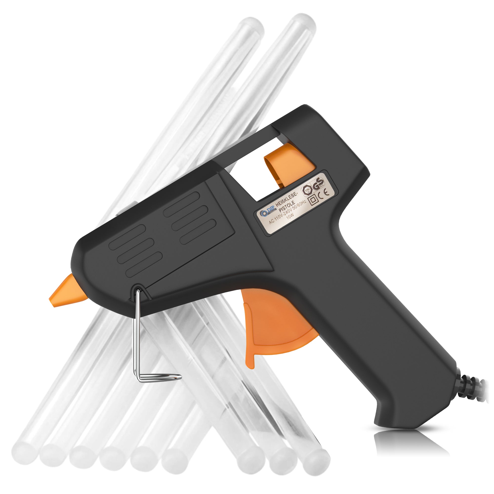 Heißklebepistole mit 10 Klebesticks