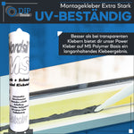 Especially quick-hardening assembly adhesive - new - 290ml